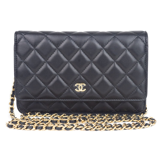 Chanel Classic Wallet on Chain Calfskin With Gold hardware