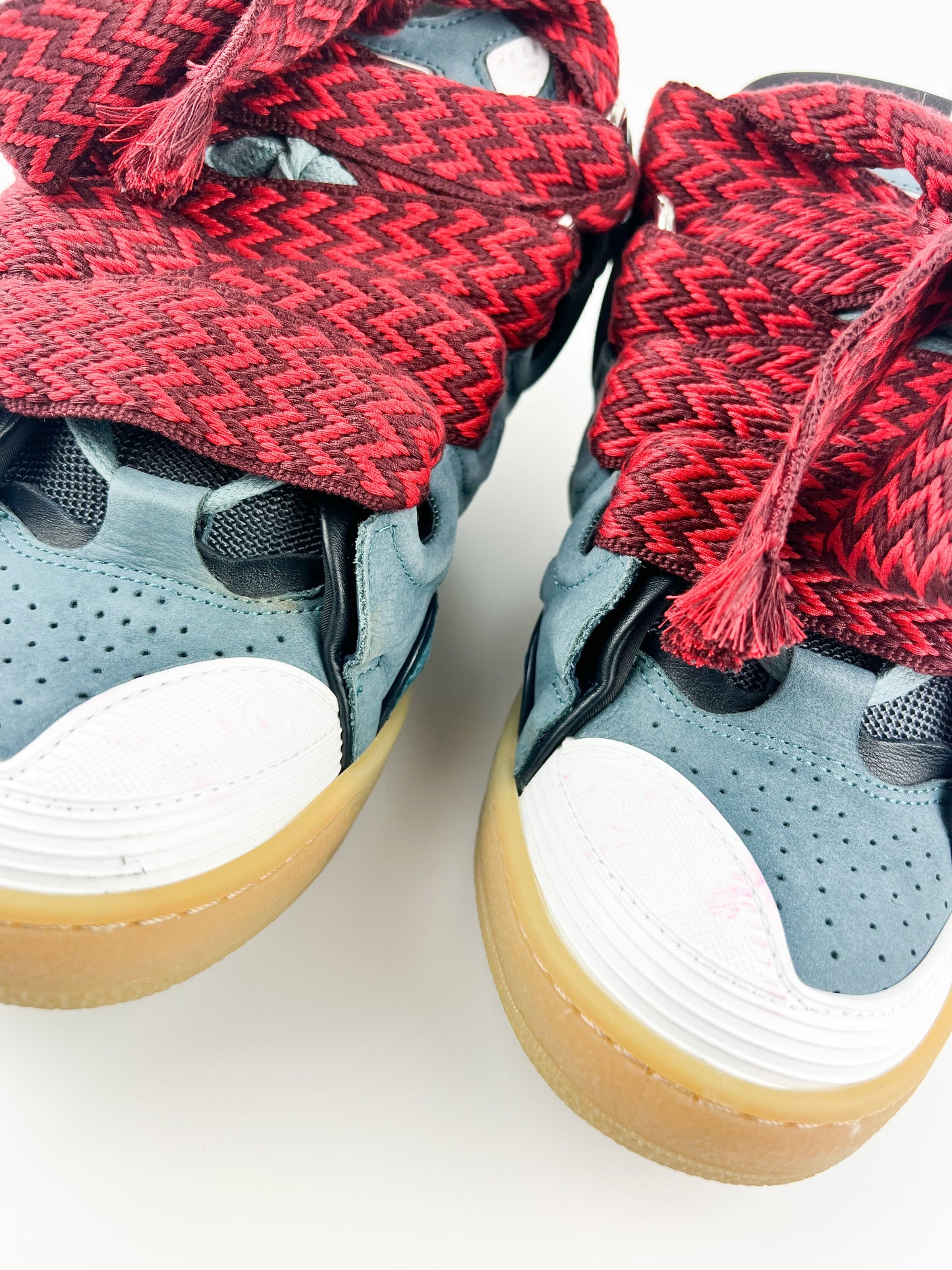 Lanvin Leather Curb Sneaker