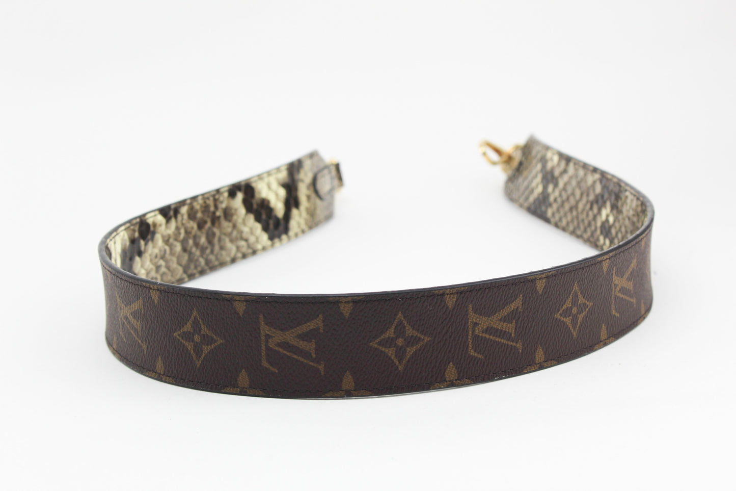 Louis Vuitton Bandouliere Python strap