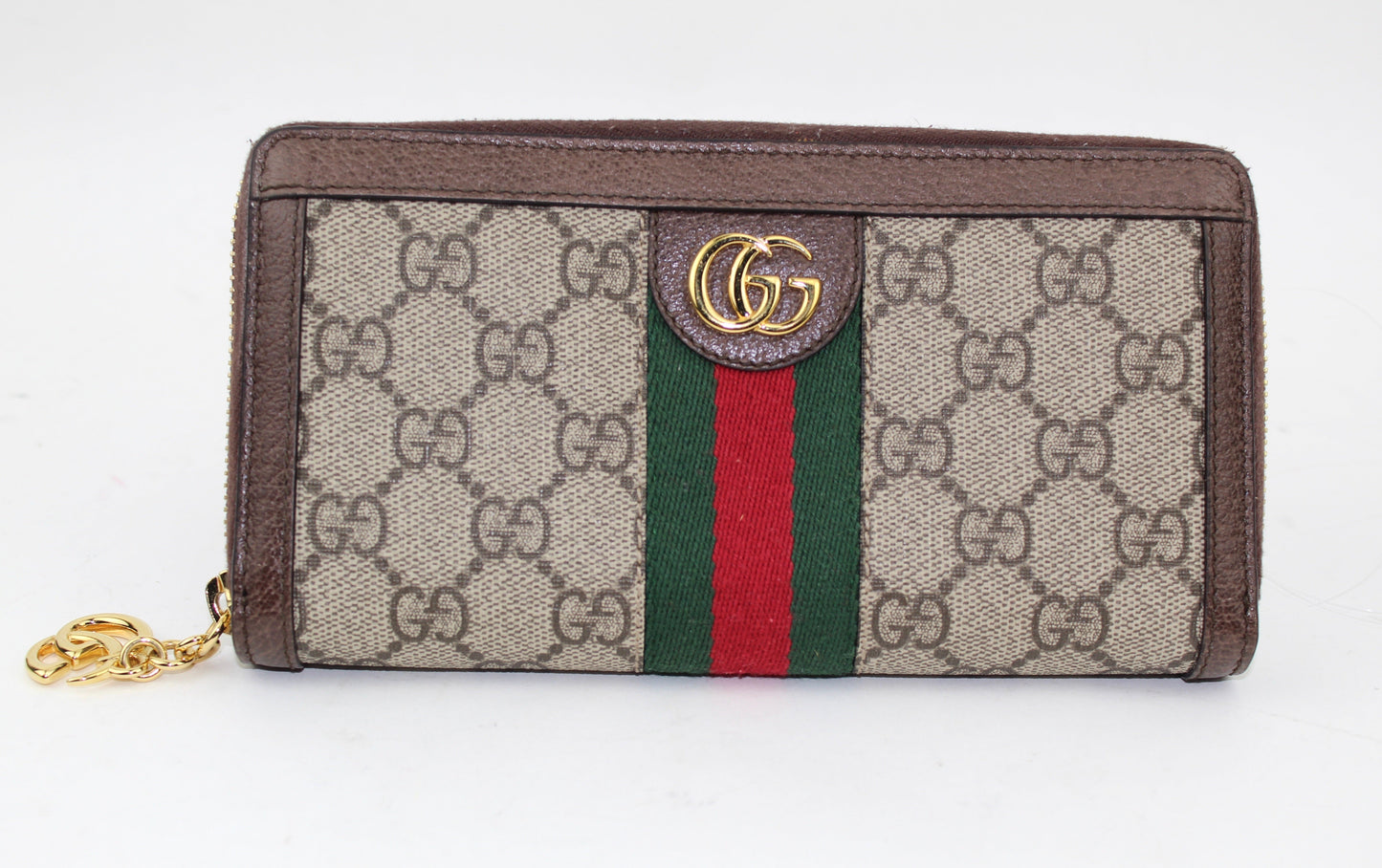 GUCCI OPHIDIA GG SUPREME CANVAS WALLET