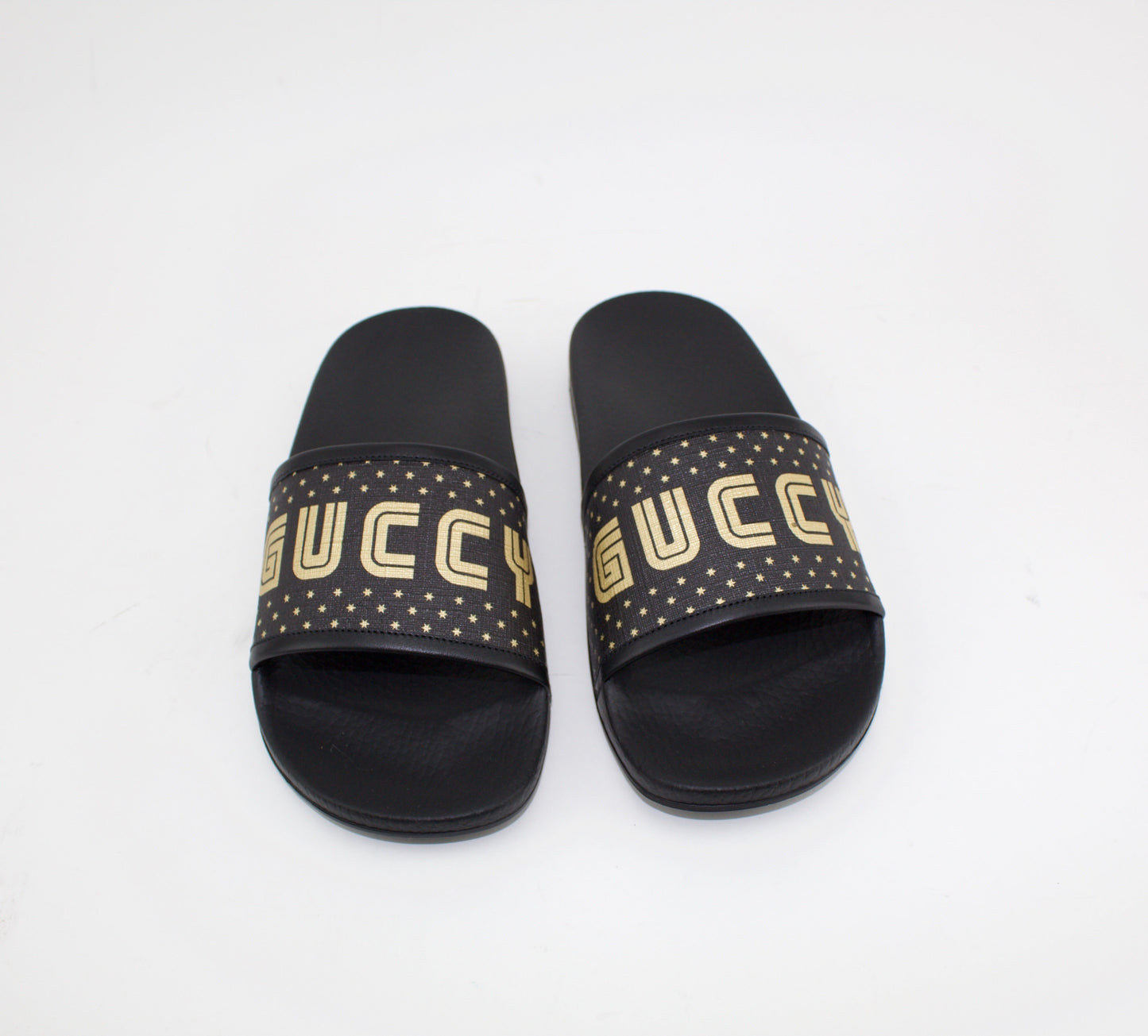 GUCCI SEGA® BLOCK LOGO PRINT SLIDES