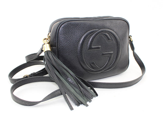 GUCCI SOHO LEATHER DISCO BAG