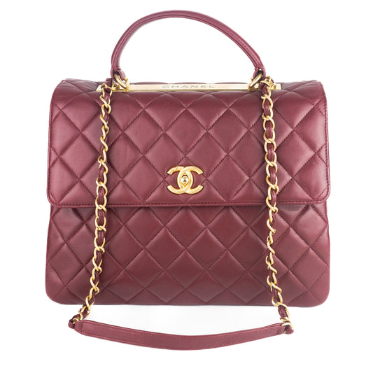 Chanel large Trendy Lambskin Top Handle Bag