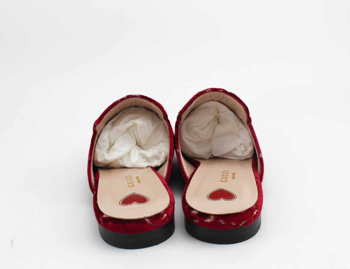 Gucci Princetown Velvet Mules