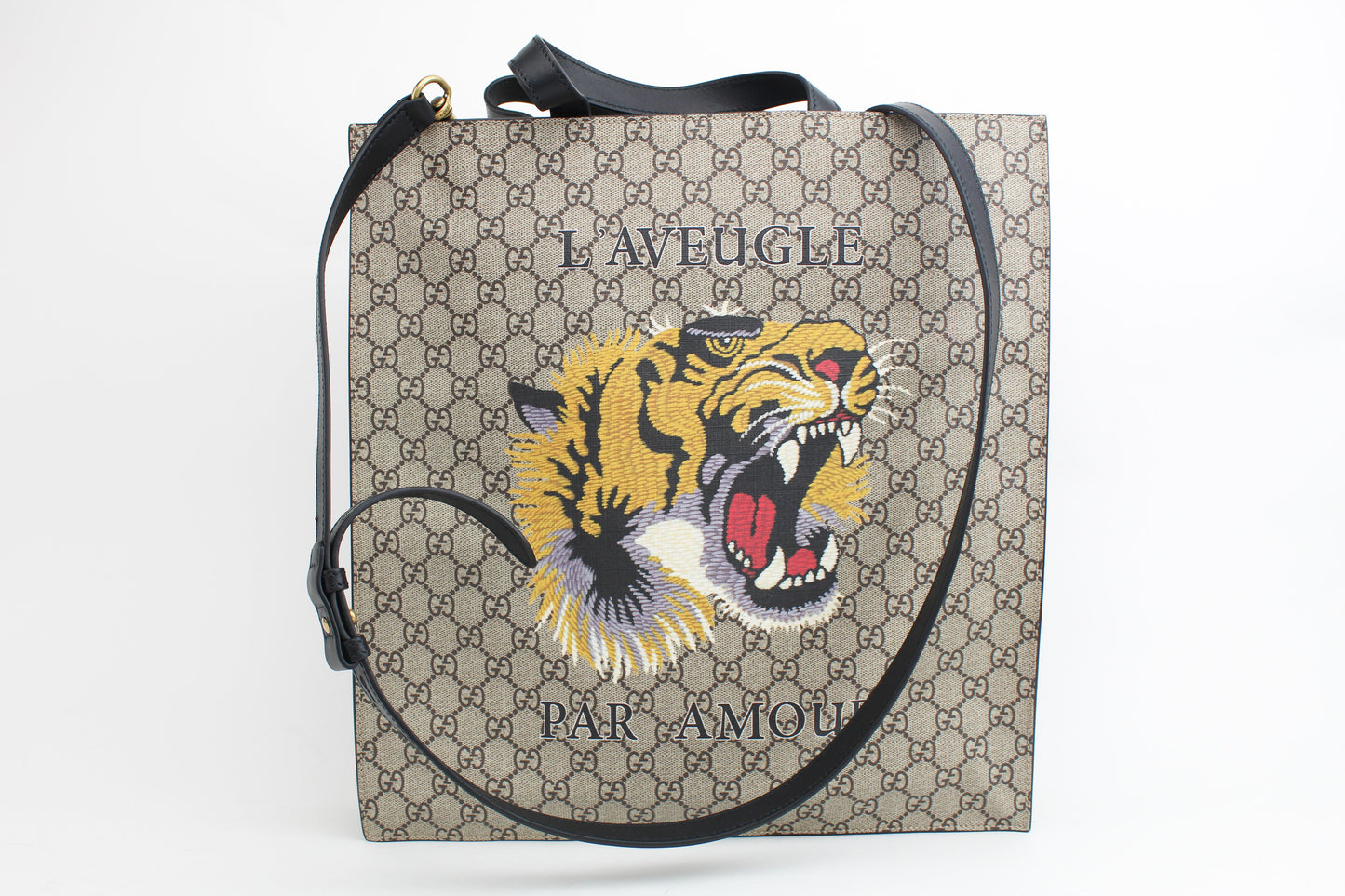 Gucci Women's Multicolor Gg Supreme 'l'aveugle Par Amour' Tote