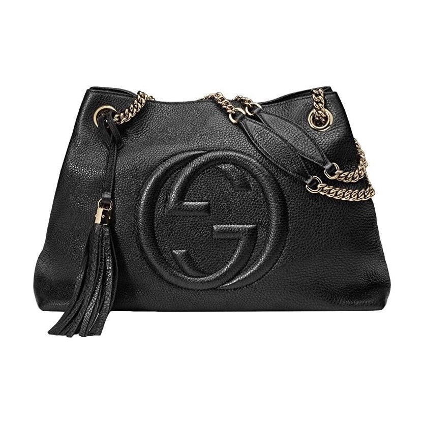 GUCCI SOHO LEATHER MEDIUM SHOULDER BAG