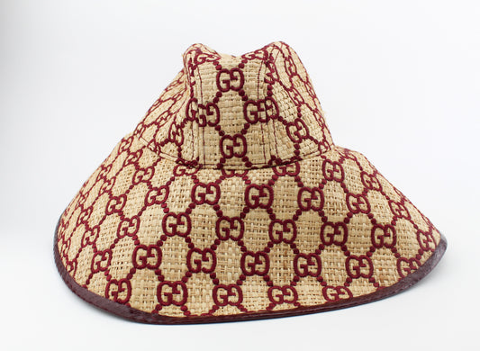 Gucci Gg Logo wide brim hat