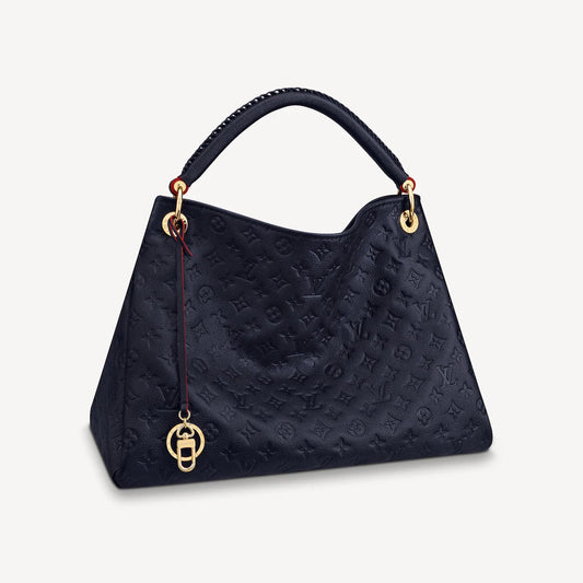 Louis Vuitton Artsy MM Monogram Empreinte Leather Navy