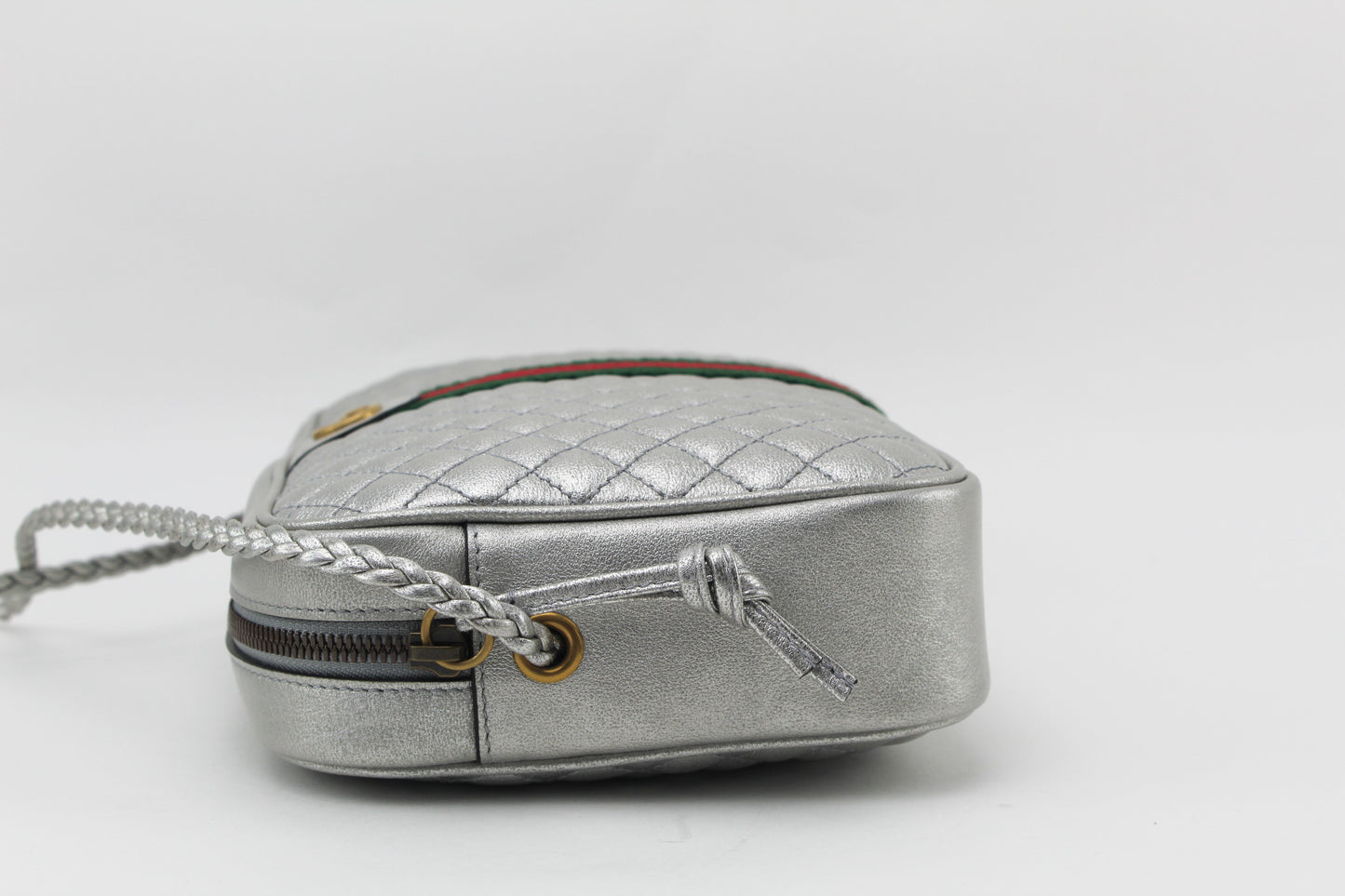 Gucci Metallic Quilted Leather shoulder bag