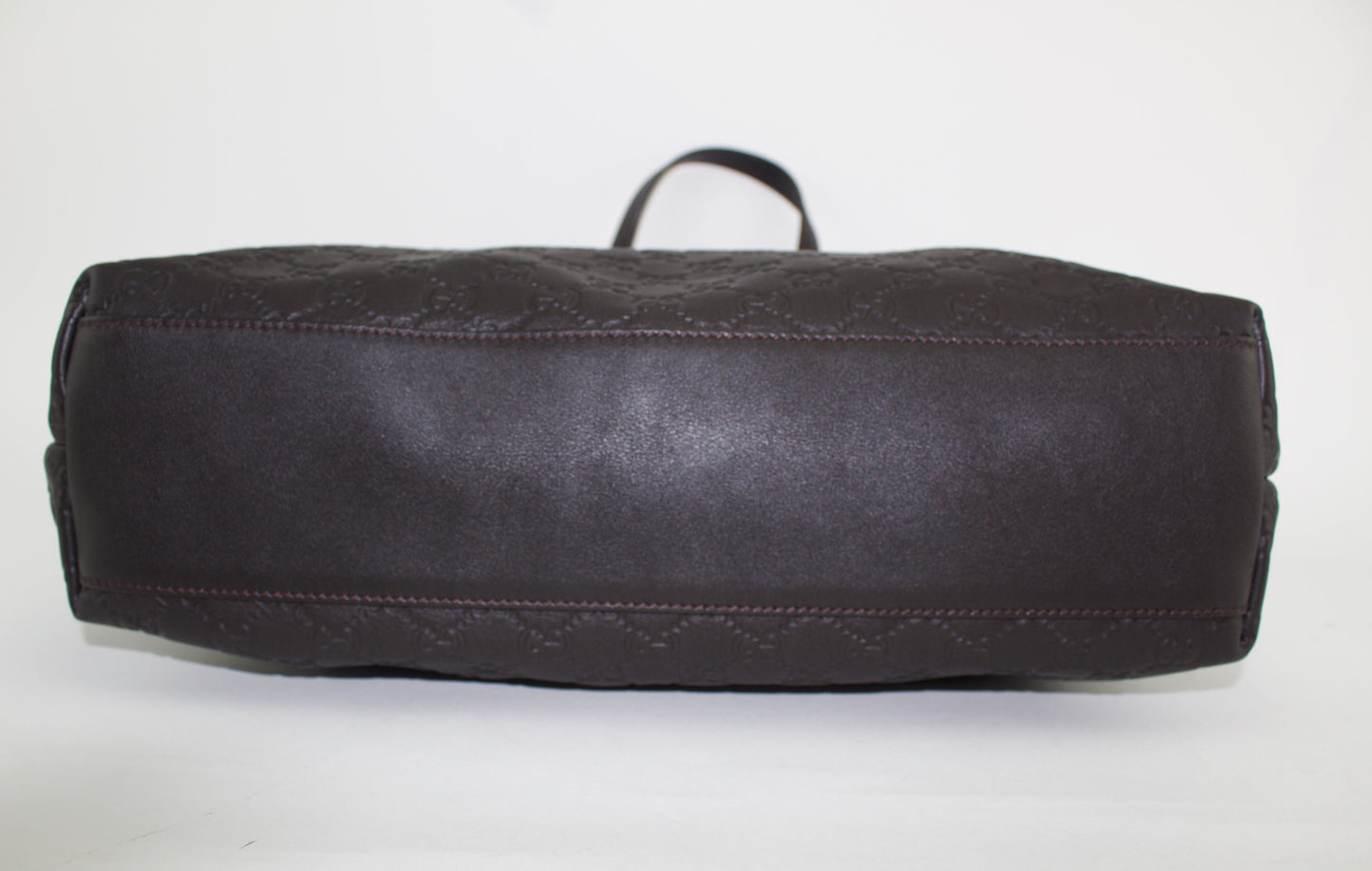 GUCCI MICROGUCCISSIMA TOTE DARK BROWN