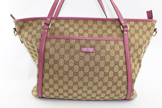 GUCCI CANVAS TOTE