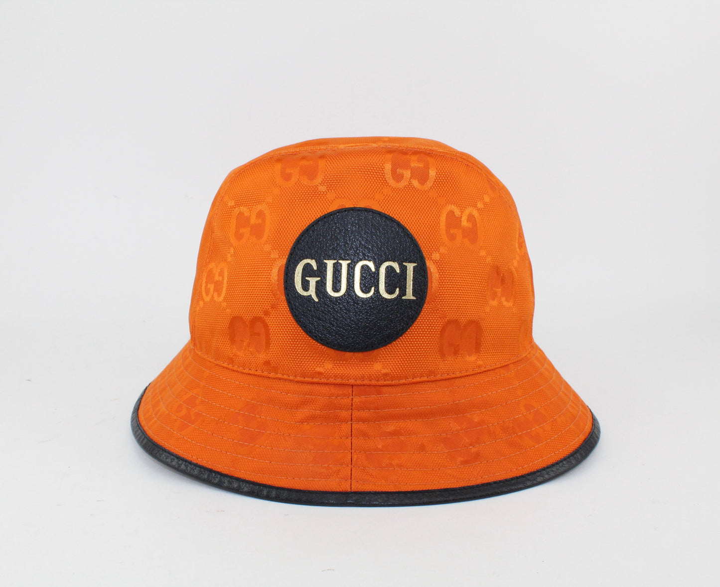 Gucci Orange off the grid GG Bucket Hat