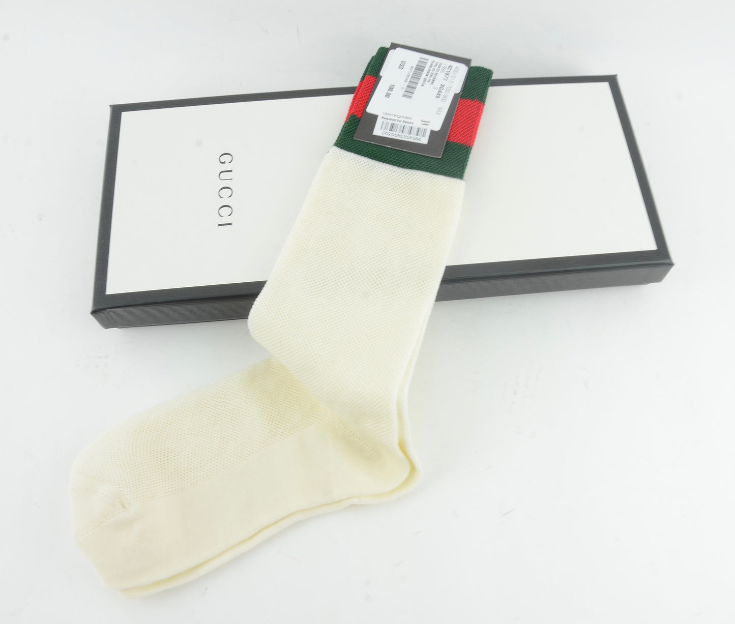 GUCCI SOCK WITH WEB SIZE MEDIUM