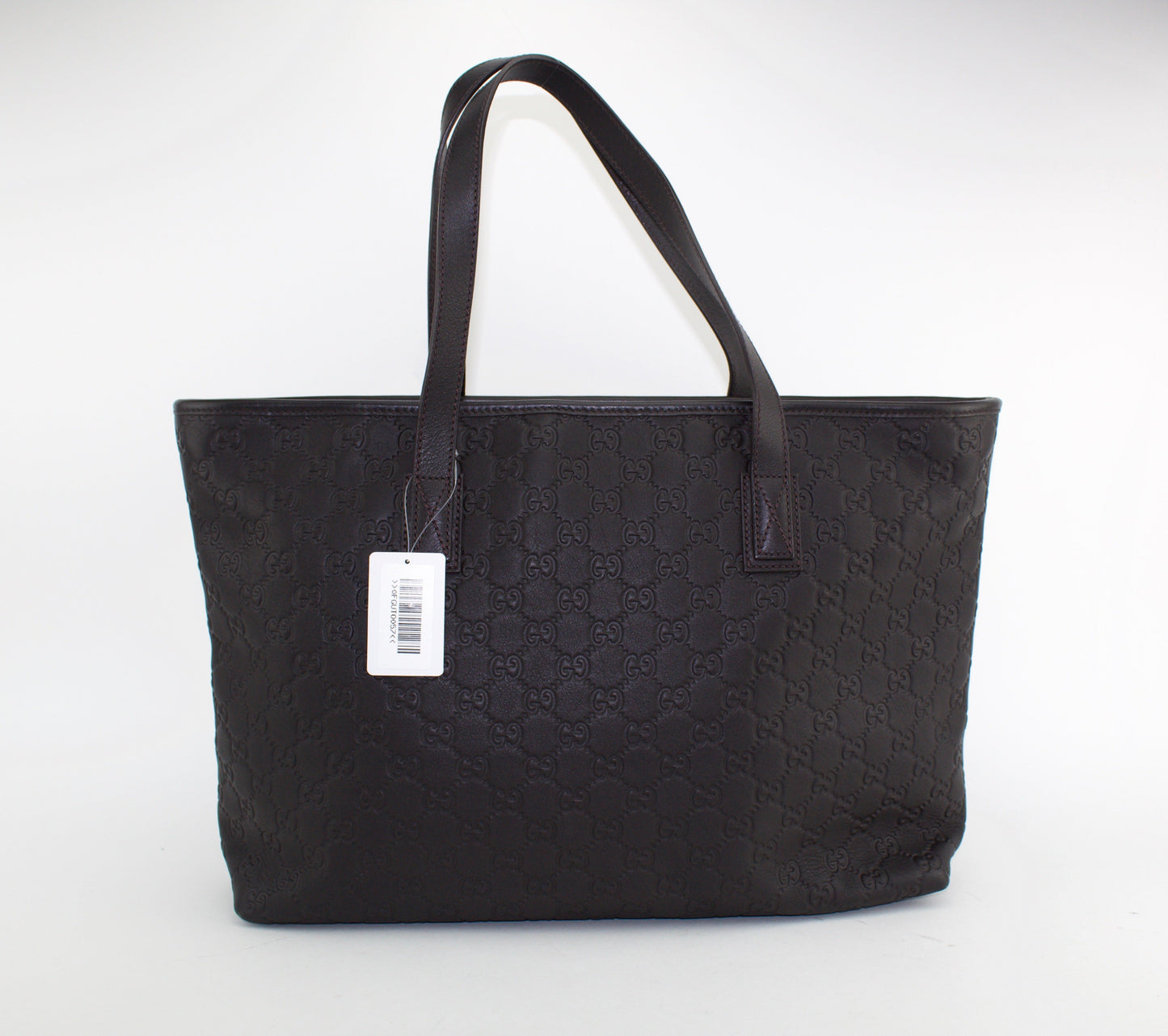 GUCCI MICROGUCCISSIMA TOTE DARK BROWN