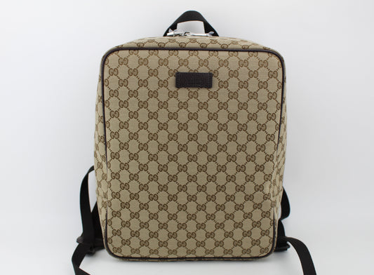 Gucci GG Brown Backpack
