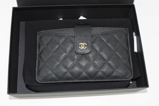 CHANEL CAVIER POUCH WITH CARD HOLDER