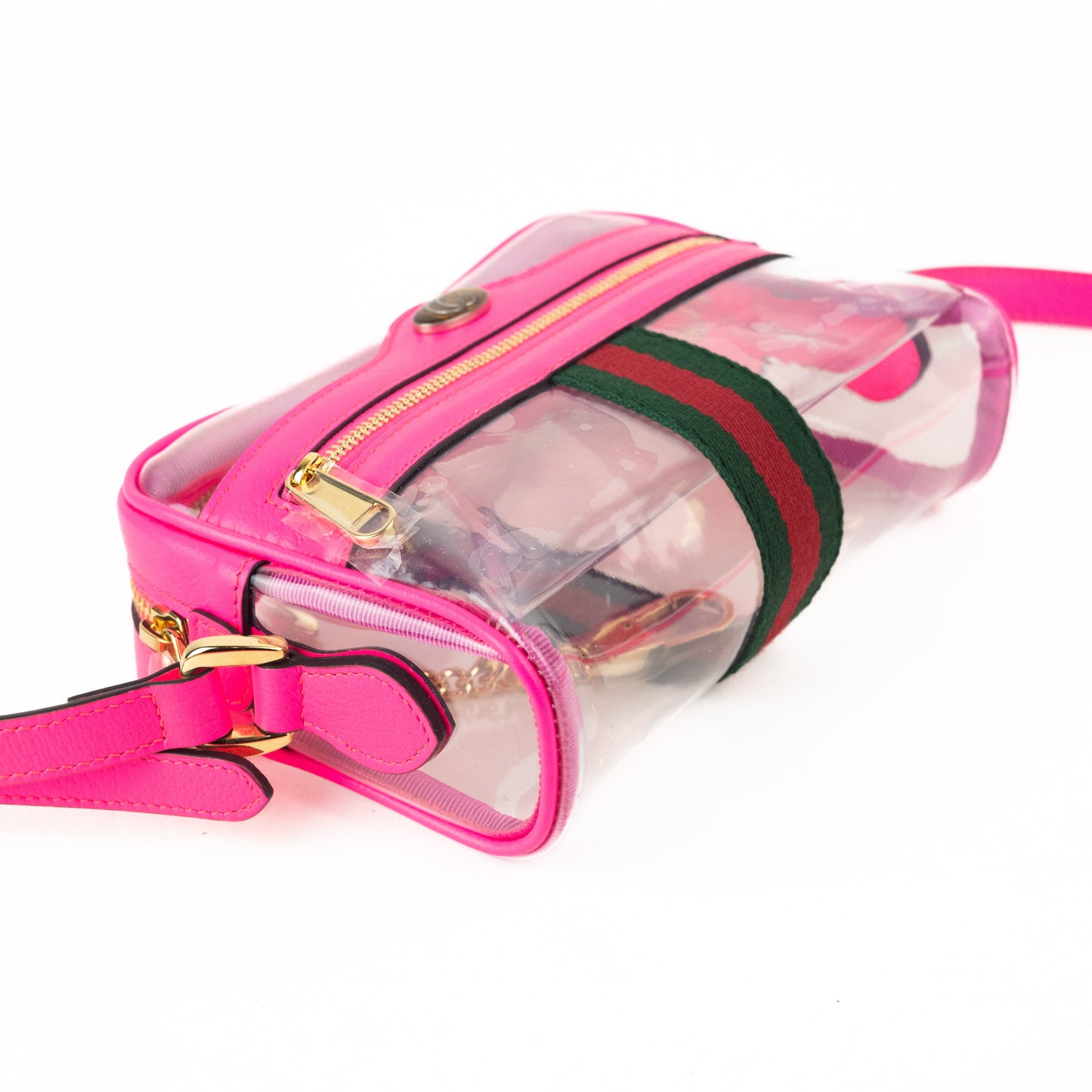 Gucci Mini Ophidia Transparent Crossbody Bag