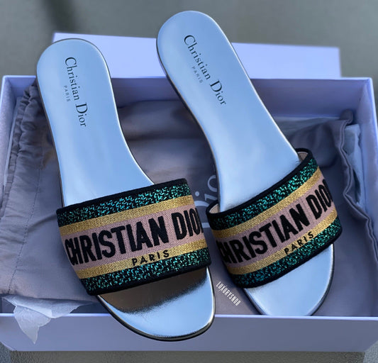 CHRISTIAN DIOR DWAY SLIDES