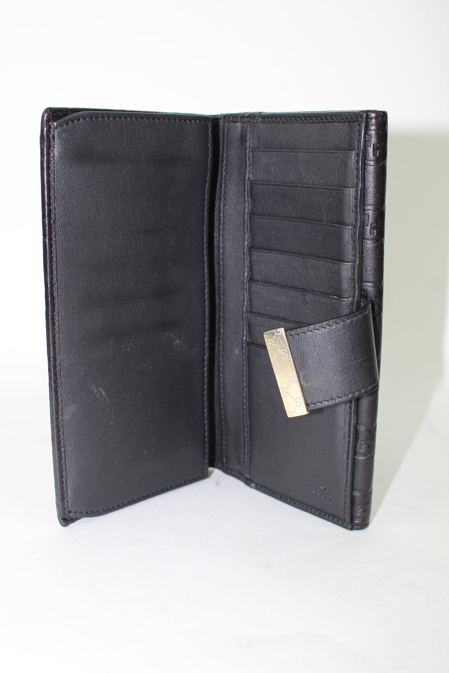 GUCCI SIGNATURE CHECKBOOK WALLET