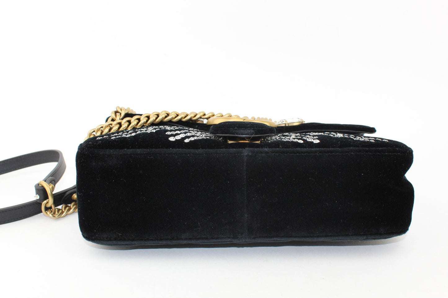Gucci Marmont Small Crystal Embellished Bag