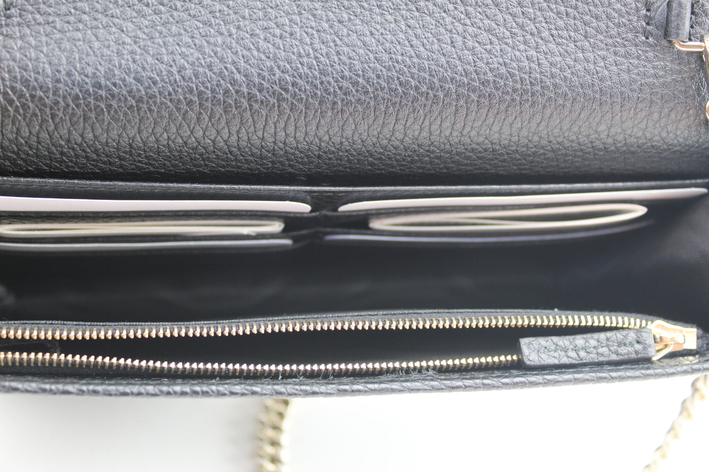 Gucci Soho Wallet on Chain  in Black