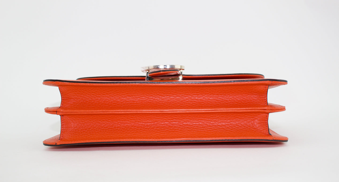 GUCCI MEDIUM CALFSKIN INTERLOCKING G SHOULDER BAG