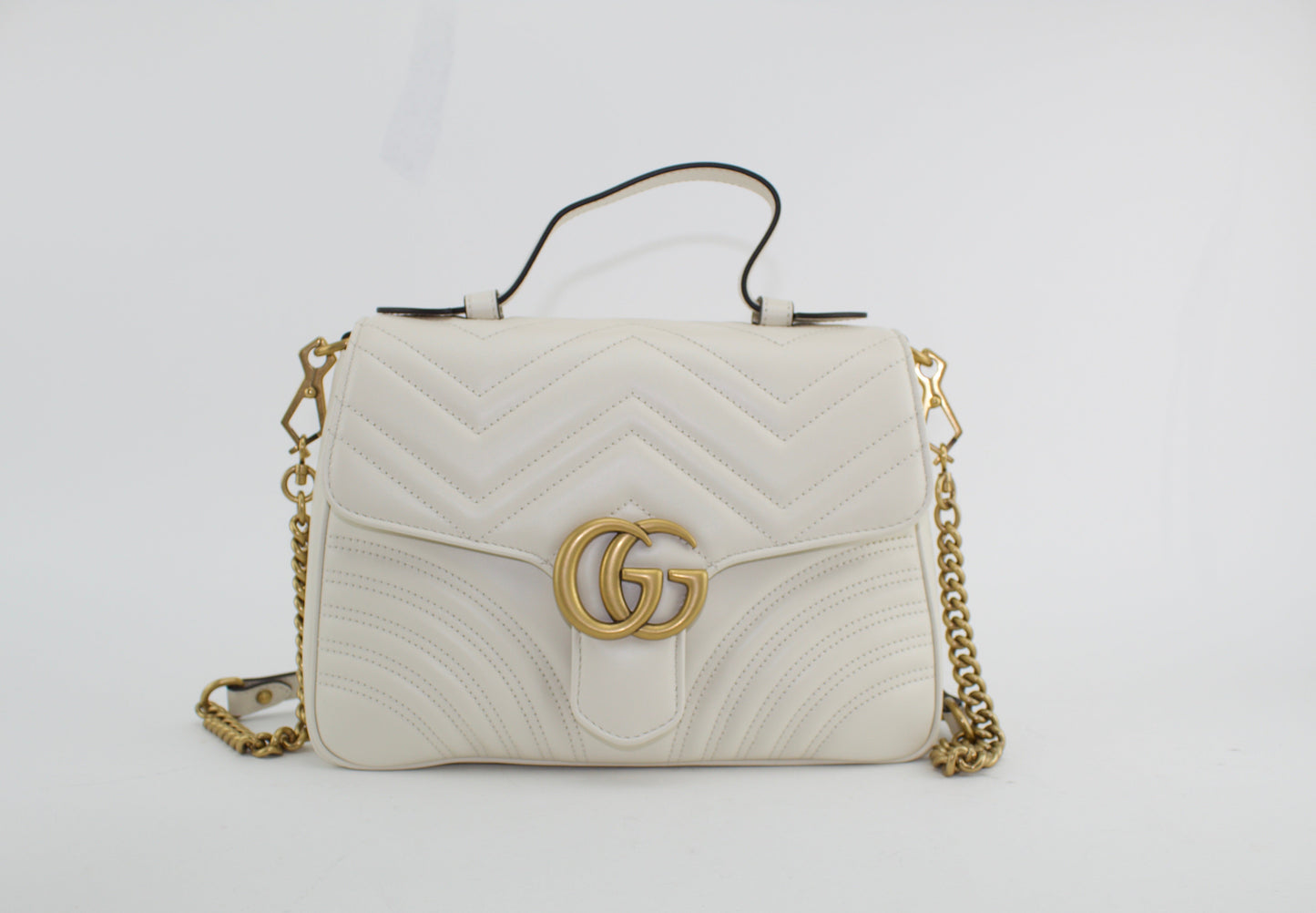 GUCCI MARMONT SMALL TOP HANDLE BAG