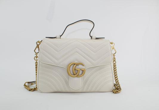 GUCCI MARMONT SMALL TOP HANDLE BAG