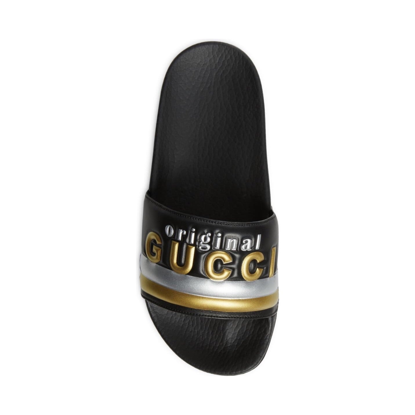 GUCCI PURSUIT PUFFER SLIDES BLACK
