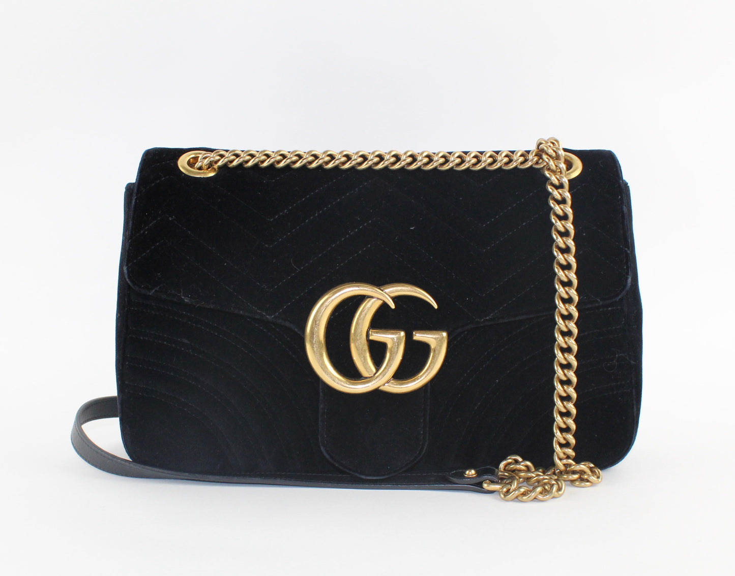 Gucci Marmont Medium Velvet shoulder Bag