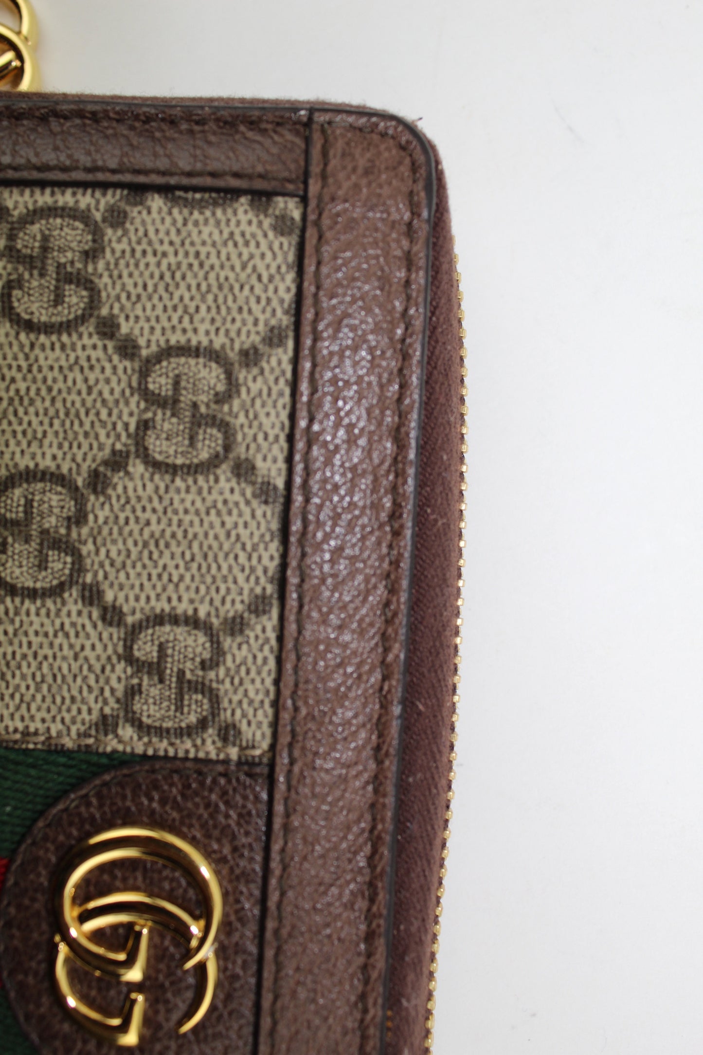 GUCCI OPHIDIA GG SUPREME CANVAS WALLET