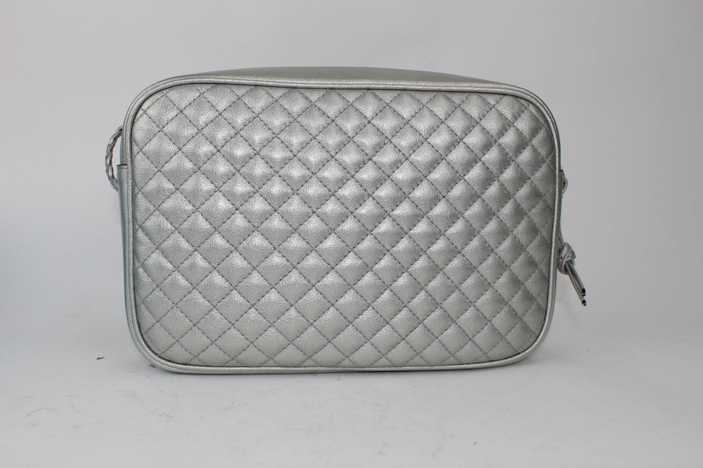 GUCCI METALLIC QUILTED LEATHER SHOULDER BAG