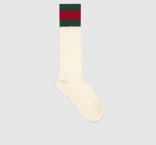 GUCCI SOCK WITH WEB SIZE MEDIUM