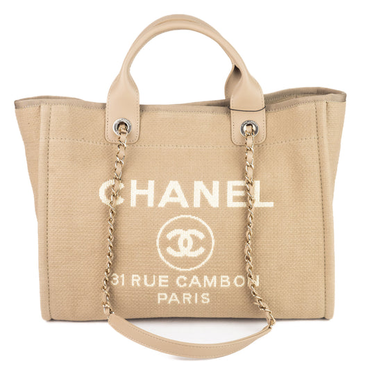 Chanel Deauville Tote Beige