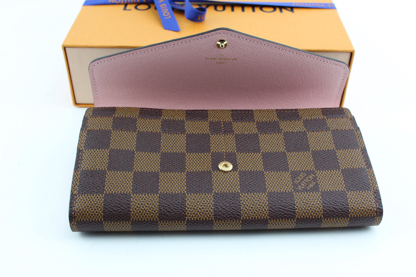 LOUIS VUITTON DAMIER SARAH WALLET