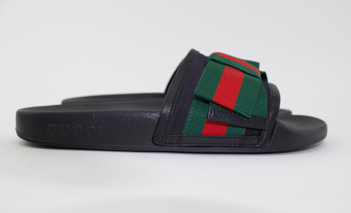 GUCCI PURSUIT BOW SLIDE SANDAL