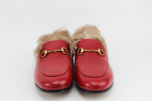 Gucci Princetown Fur loafers