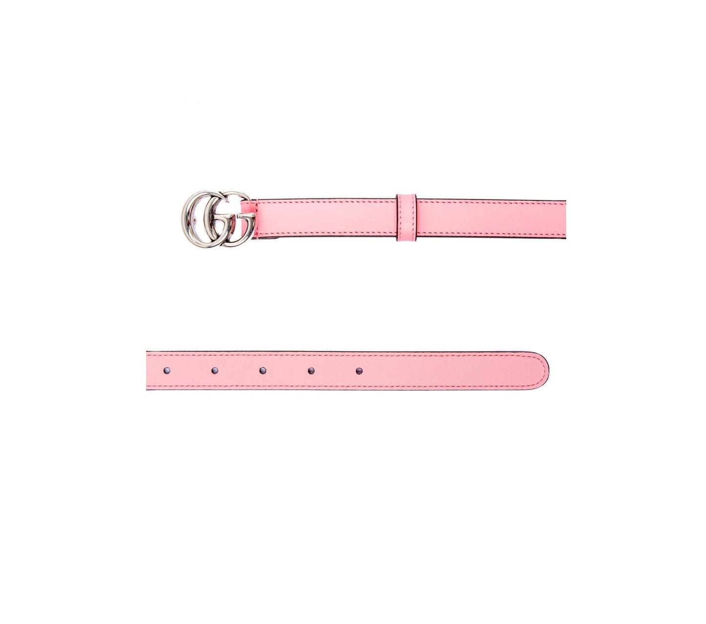Gucci Leather Belt With Double G