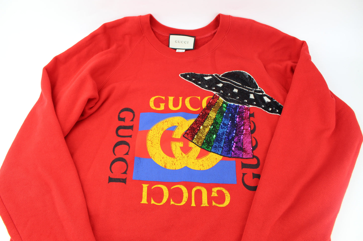 Gucci Red Sweatshirt Size Large