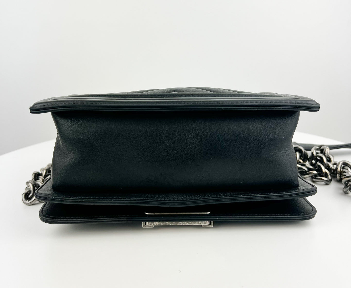 Chanel Chevron Small Boy Bag