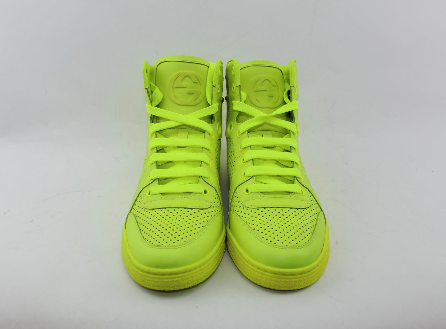 GUCCI NEON HIGH TOP SNEAKERS