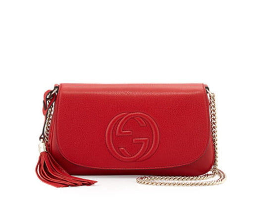 GUCCI SOHO MEDIUM CHAIN CROSSBODY BAG