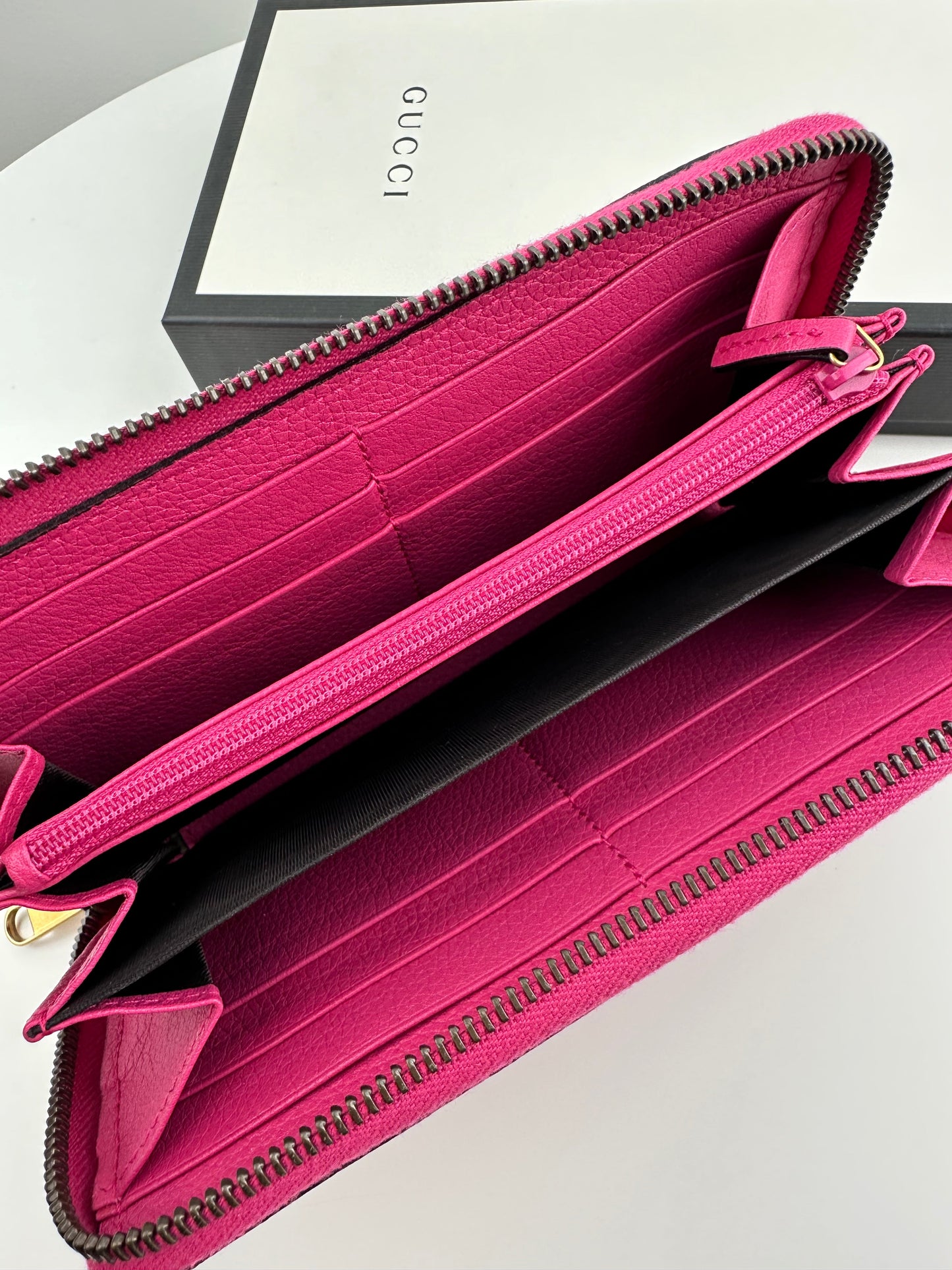 Gucci Pink Continental Wallet
