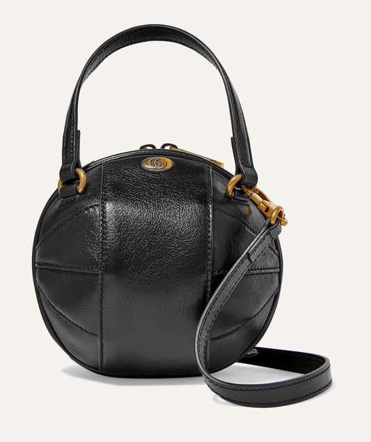GUCCI TIFOSA LEATHER SHOULDER BAG