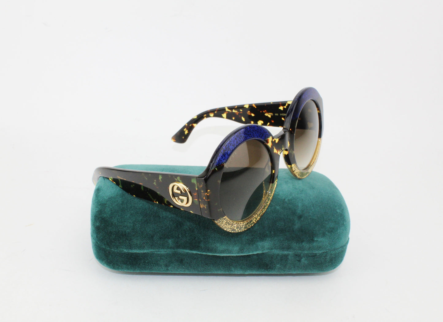 Gucci Glitter Round Sunglasses