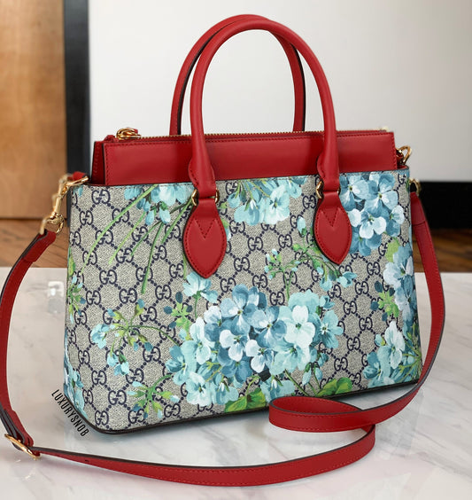 Gucci Blooms Linea A Convertible Tote