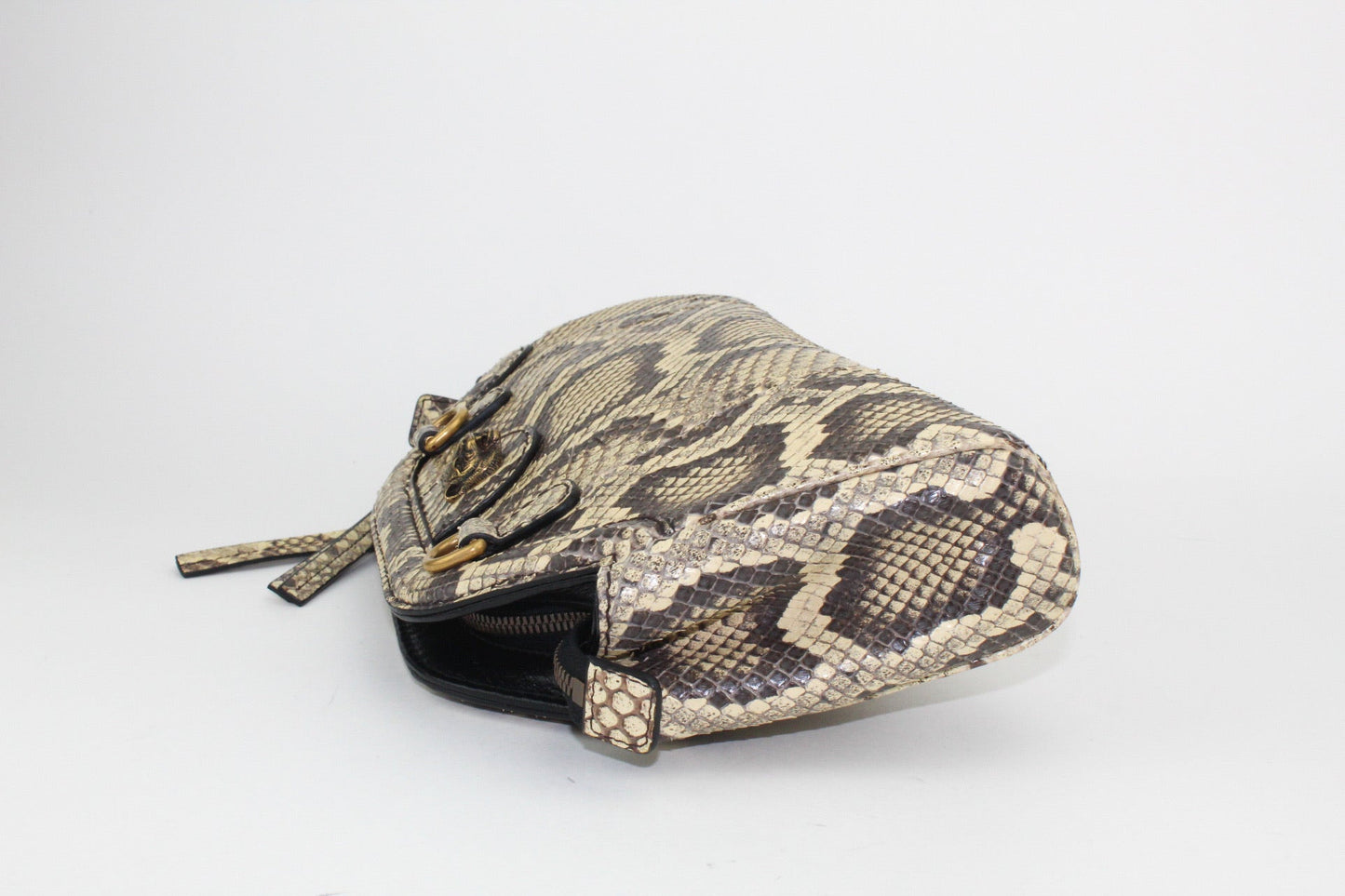 GUCCI REBELLE PYTHON SMALL SHOULDER BAG