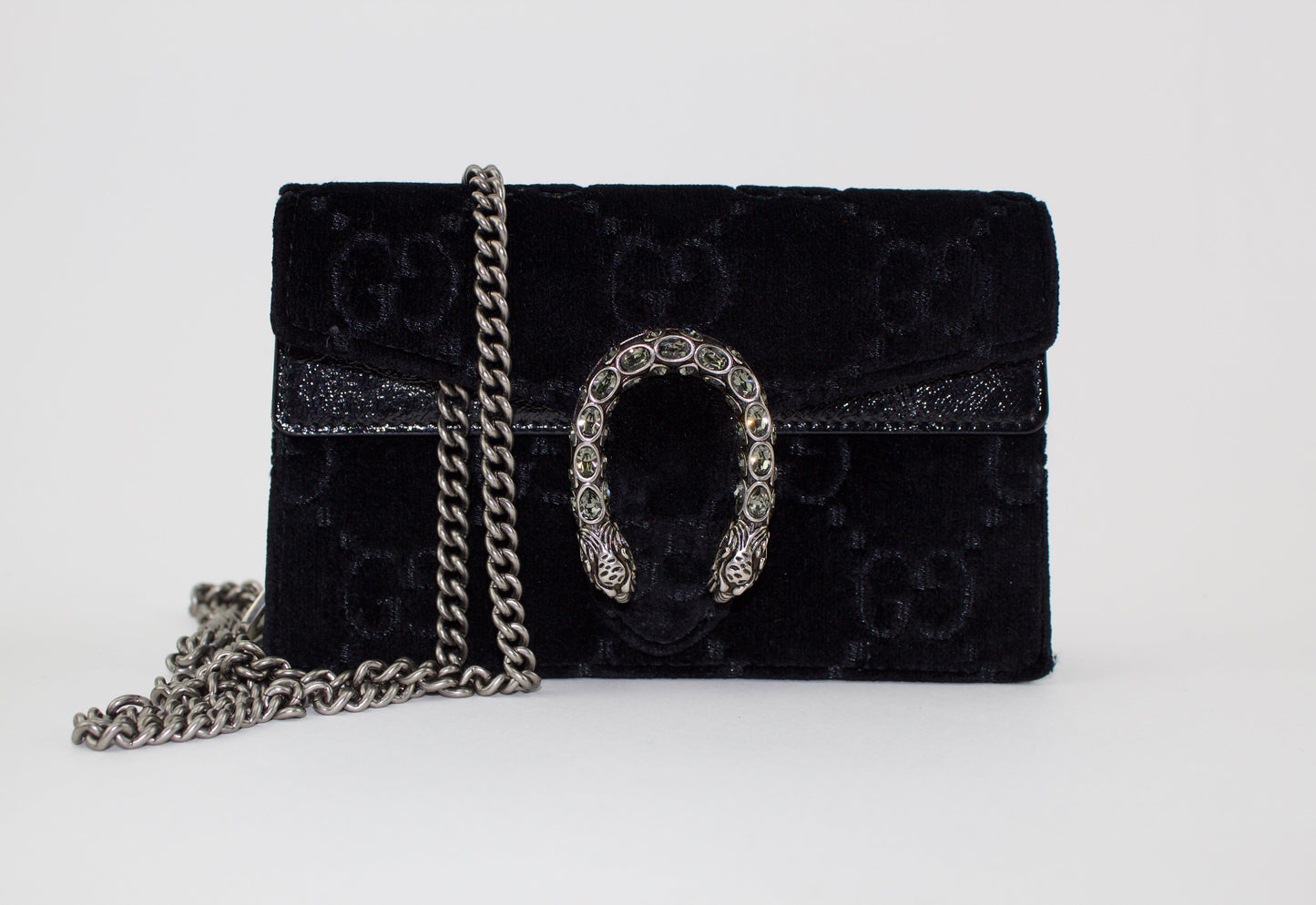 GUCCI DIONYSUS VELVET SUPER MINI BAG