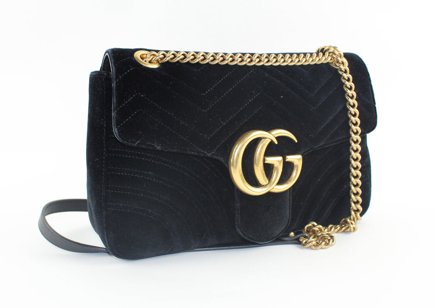 Gucci Marmont Medium Velvet shoulder Bag