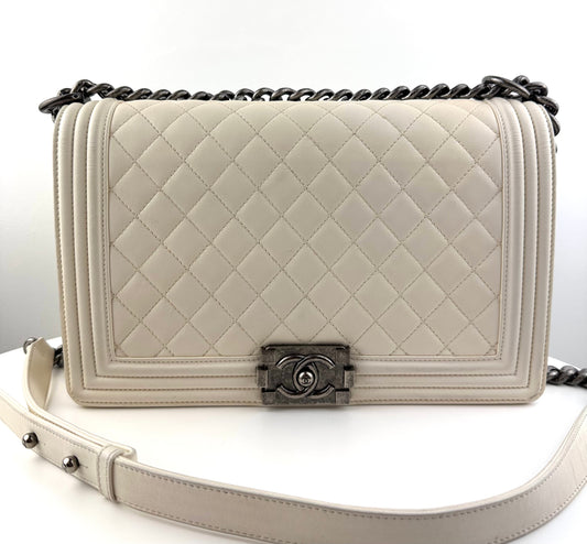 Chanel Lambskin Large Boy Bag